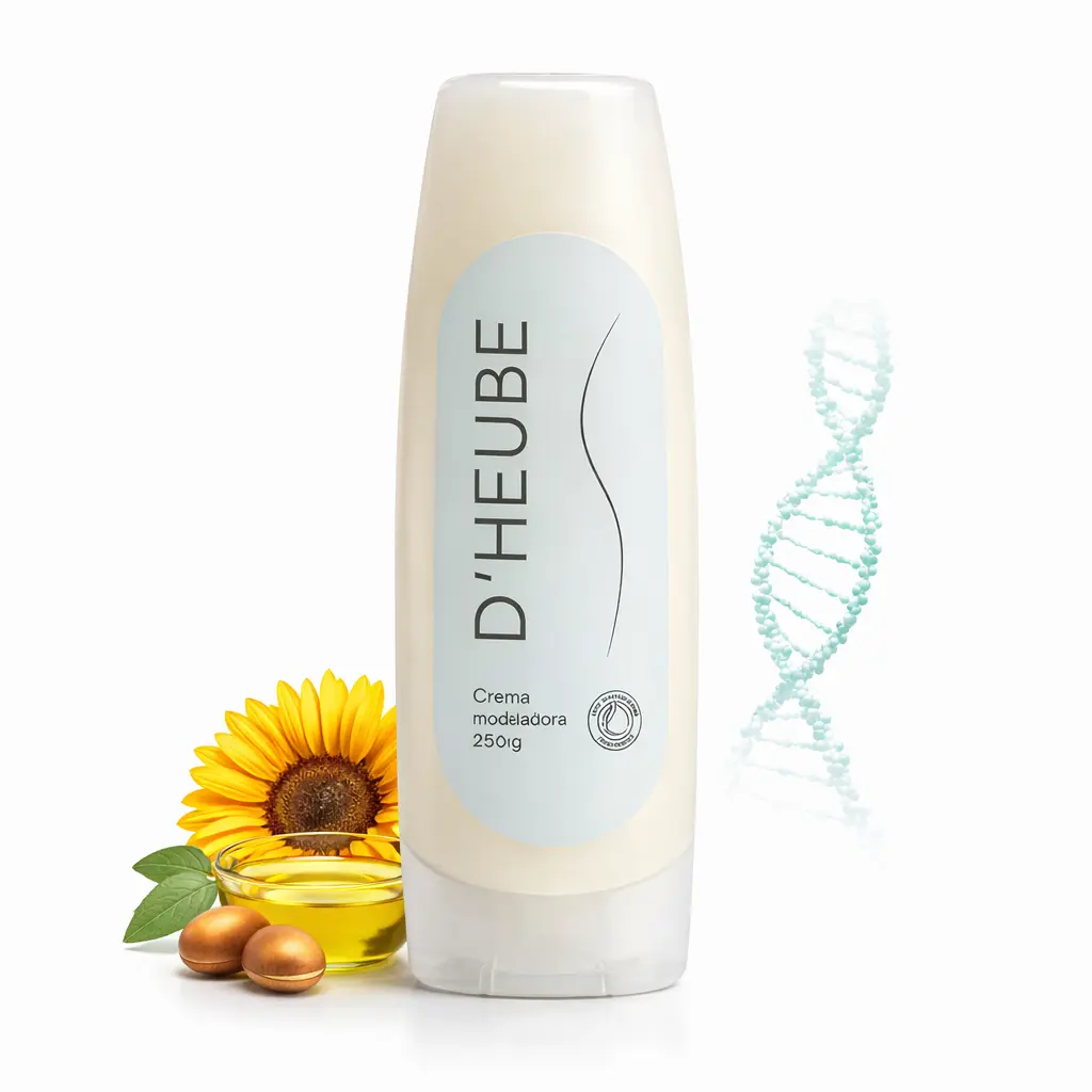 Ingredientes DHEUBE Crema modeladora y Reafirmante Ingredientes DHEUBE Crema modeladora y Reafirmante