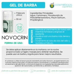 NOVOCRIN GEL DE BARBA